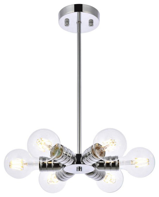 Reese 6-Light Chrome Pendant