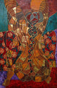 Huong, Lady Reaching for the Sun, Oil Painting