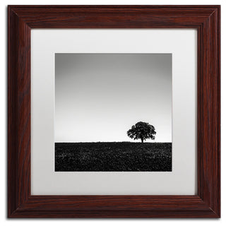 'One Tree Hill' Matted Framed Canvas Art by Dave MacVicar