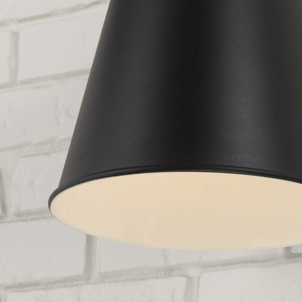 Capital Lighting 955112 Yardley 12" Tall Outdoor Wall Sconce - Black