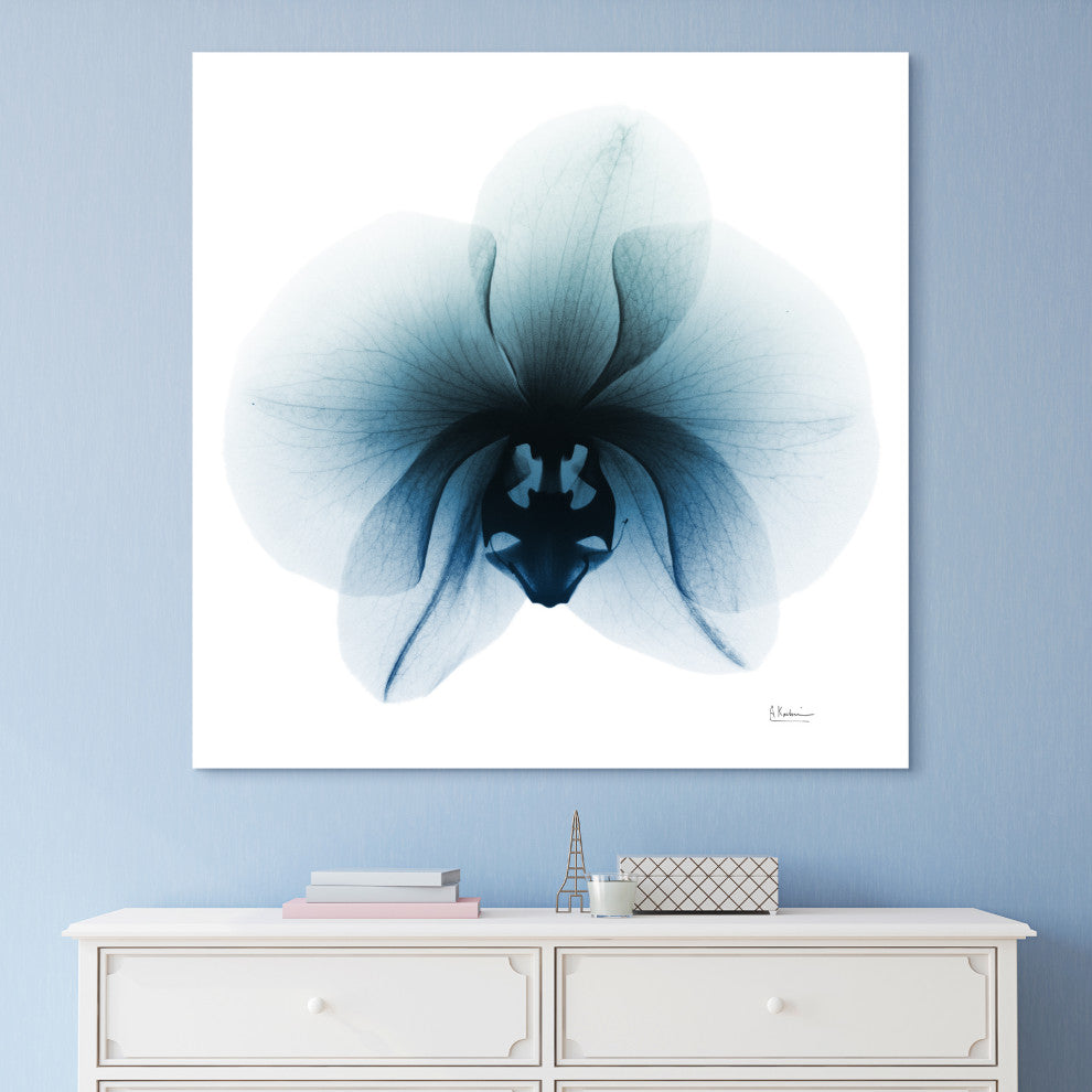 "Glacial Orchid" Frameless Free Floating Panel Graphic Wall Art, 38"x38"