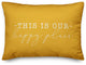 This Is Our Happy Place Outdoor Lumbar Pillow
