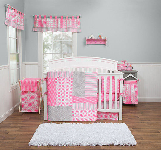 Trend Lab Lily Hamper Set, Pink