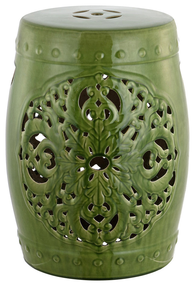 Safavieh Flora Garden Stool, Spring Green