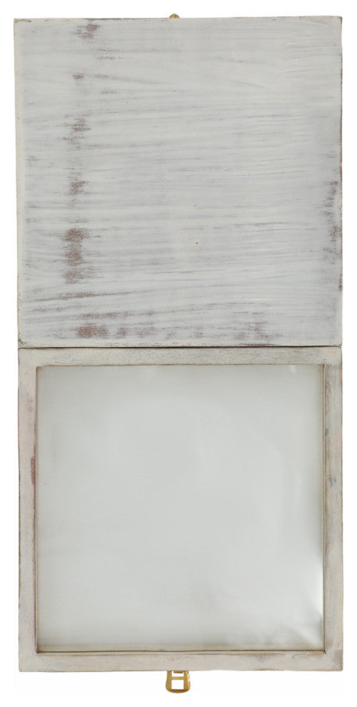 Wood 8x8 Tic Tac Toe, White