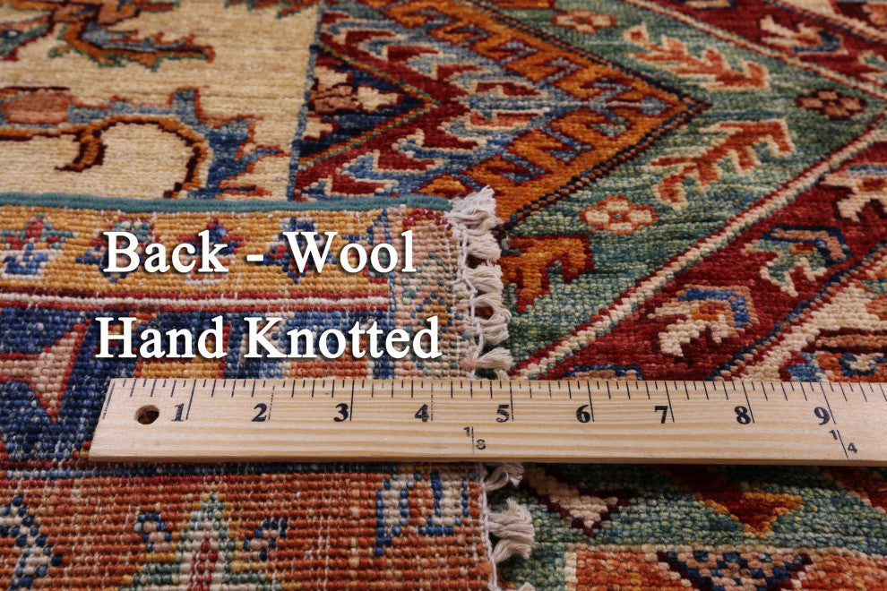 Super Kazak Handmade Wool Rug 5' 8" X 7' 9" Q11084