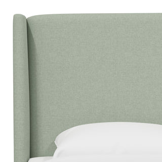 California King Wingback Headboard, Zuma Seafoam