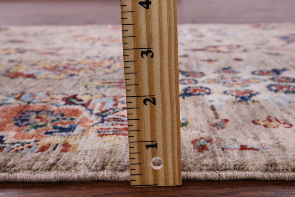 Persian Tabriz Handmade Wool Rug 2' 7" X 4' 6" Q10236