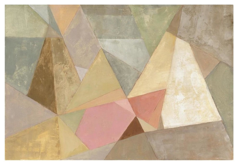 "Geometric Abstract" Digital Paper Print by Silvia Vassileva, 32"x22"