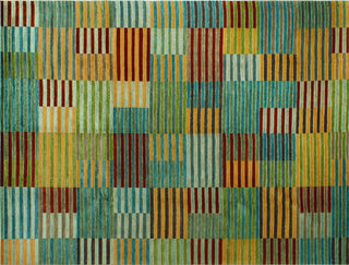 High-Low Chobi Galiya Blue Rug, 8'7x11'6