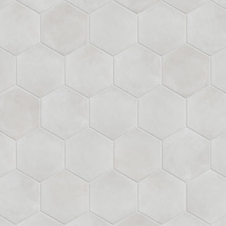 Matter Hex Bone Porcelain Floor and Wall Tile