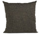 Espresso Waffle Textured Solid Luxury Throw Pillow, Double sided 24"x24"