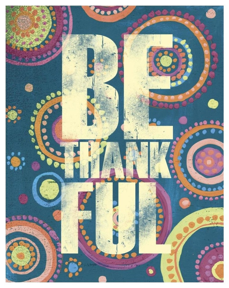 "Bright Be Thankful" Digital Paper Print by Anne Tavoletti, 30"x37"