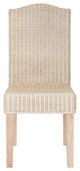 Micah 19" Wicker Dining Chair set of 2 White Washed
