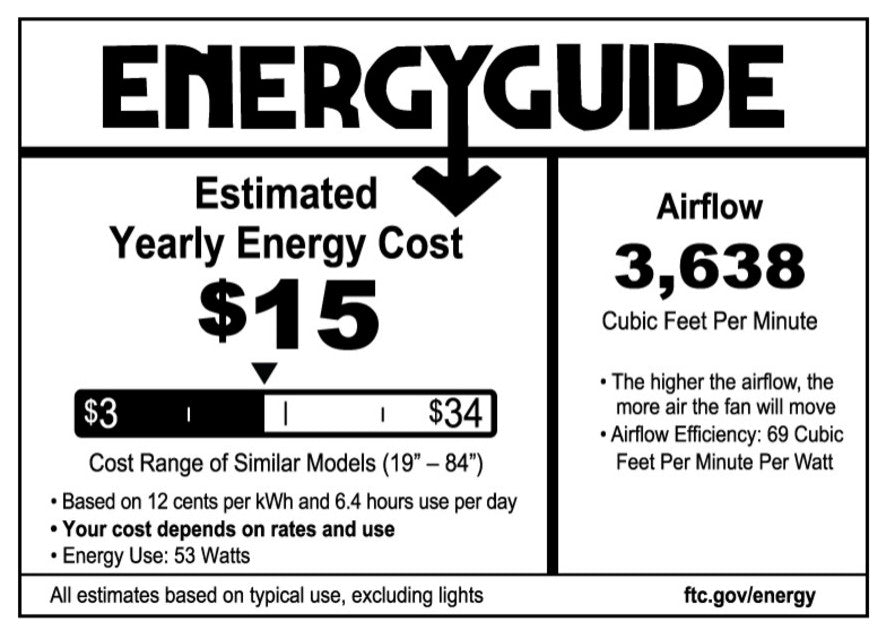 MinkaAire Light Wave 65 Light Wave 65" 3 Blade Indoor LED Ceiling - Distressed