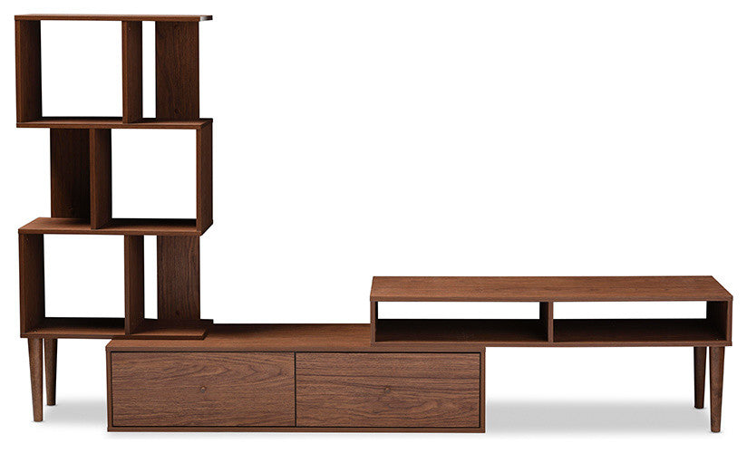 Haversham Mid-Century TV Stand Entertainment Center