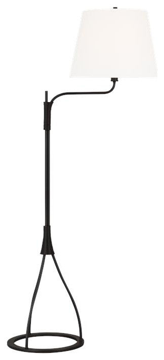 Generation Lighting, LT1151AI1, Task Floor Lamp, Aged Iron