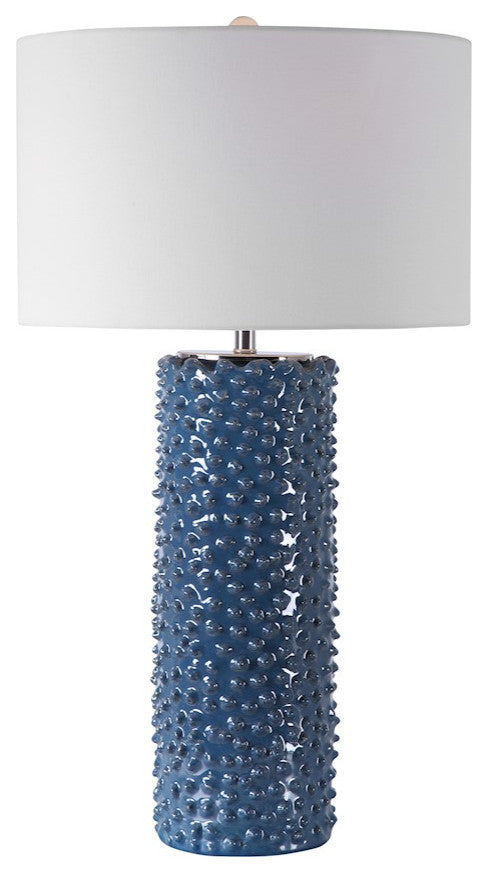 Uttermost 1-Light Ciji Blue Table Lamp, 28285
