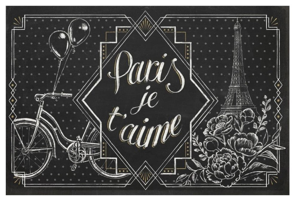 "Vive Paris III" Digital Paper Print by Janelle Penner, 20"x14"