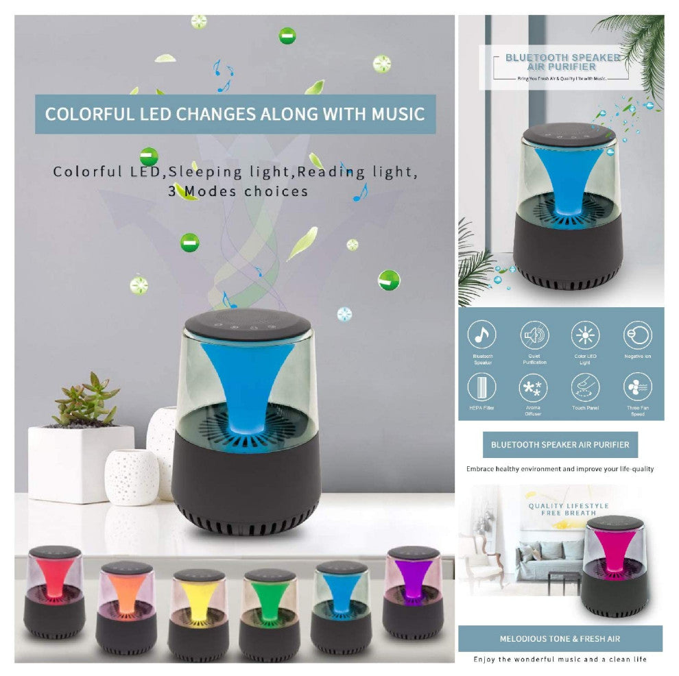 Smart Bluetooth Speaker Air Purifier