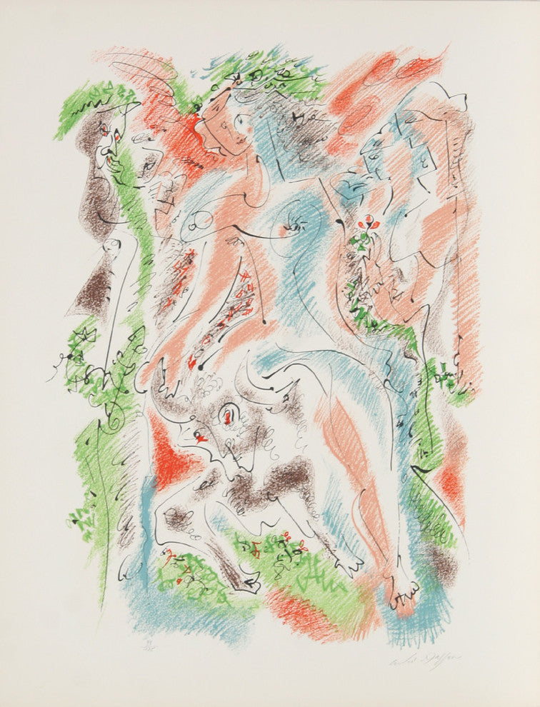 Andre Masson "Bacchanale from Je Reve Portfolio" Lithograph
