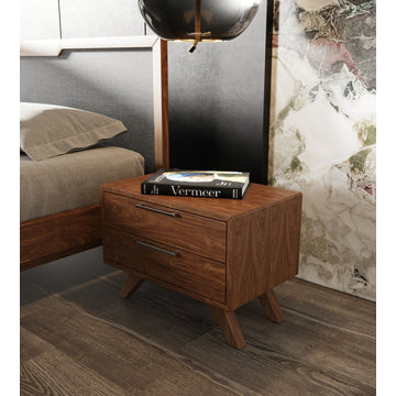 Nova Domus Soria Modern Walnut Nightstand