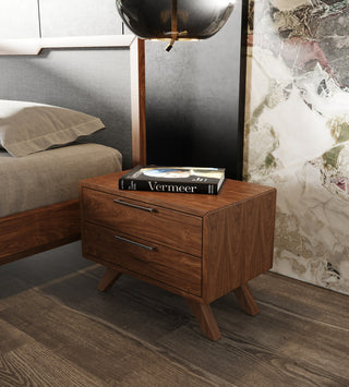 Nova Domus Soria Modern Walnut Nightstand
