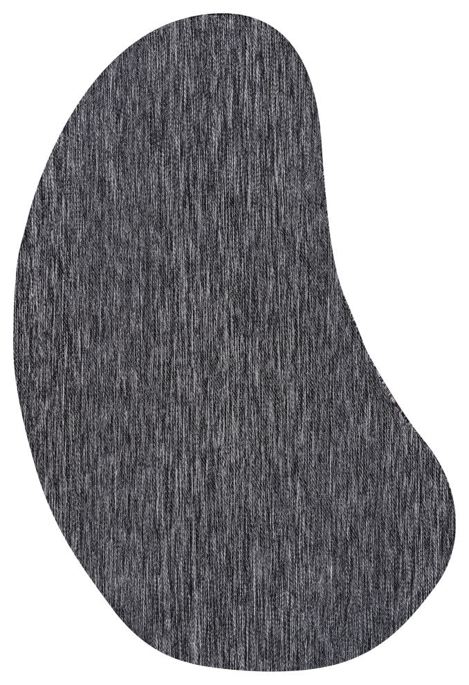 Evan Modern Rustic Organic Curve Indoor/Outdoor Shaped Area Rug