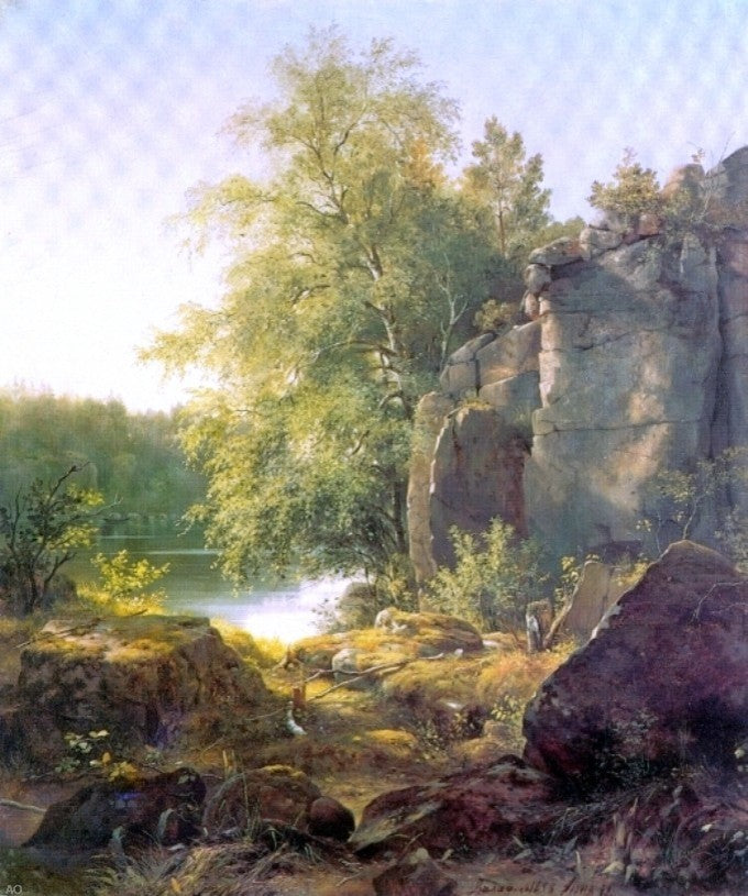 Ivan Ivanovich Shishkin View on the island Valaam Wall Decal