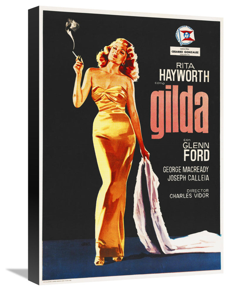 "Gilda" Stretched Canvas Giclee by Hollywood Photo Archive, 15x22"