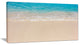 "Serene White and Blue Waters" Seashore Canvas Print, 40"x20"
