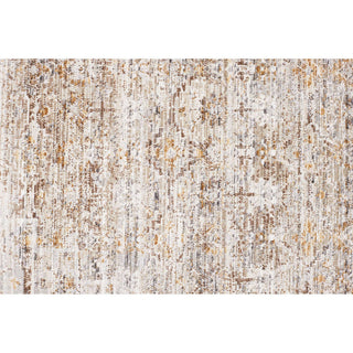 Ava Distressed Arabesc Area Rug - Silver, 5'x7'6"