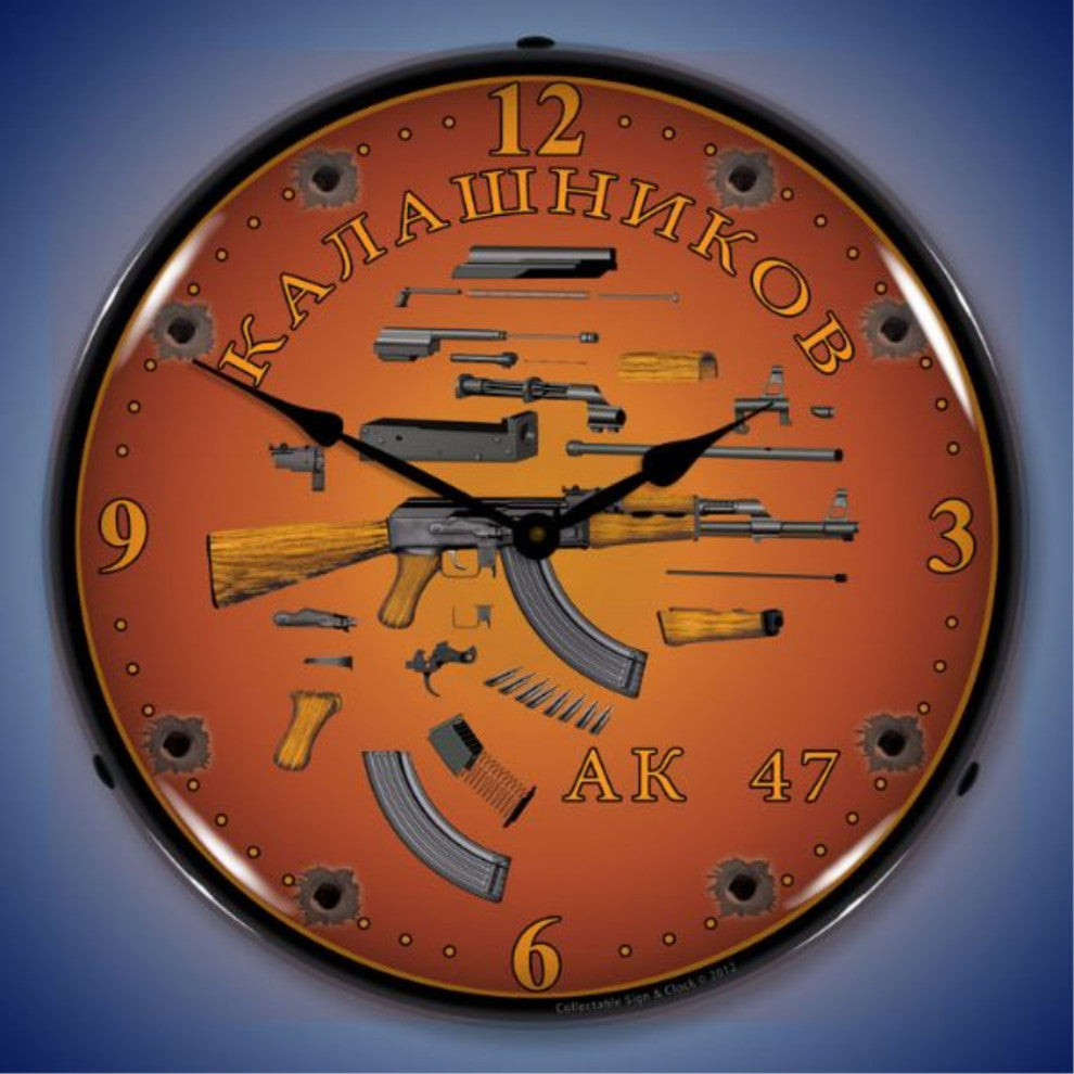 RE1207383 AK 47 Clock