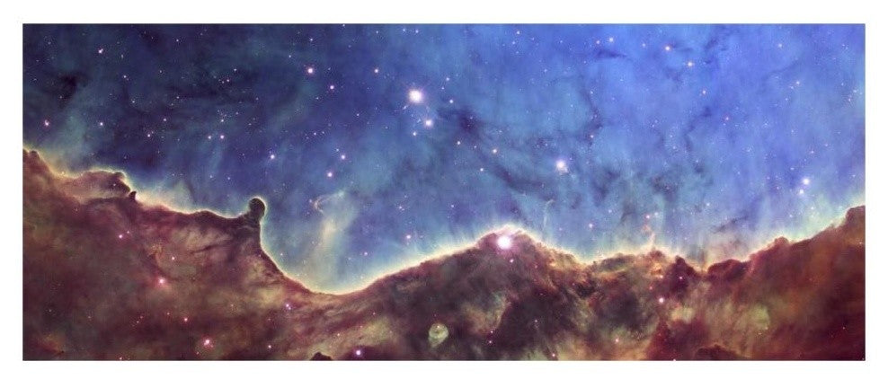 "Hubble Image of NGC 3324" Digital Paper Print by NASA, 32"x14"