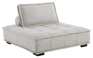 Saunter Tufted Fabric Fabric 4-Piece Sectional Sofa Beige -5208