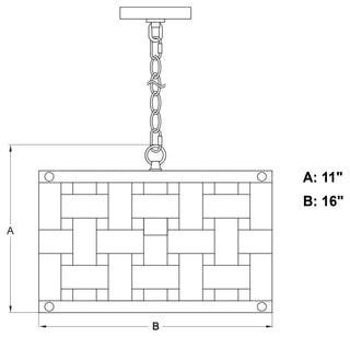 Norwood 15.75" 1 Light Pendant Vintage Steel and Distressed Wood