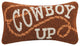 Cowboy Up Hook Pillow