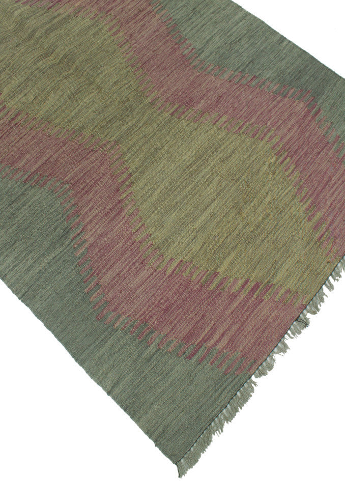 Winchester Kilim Jasiah Gray/Purple Rug, 3'3x4'11