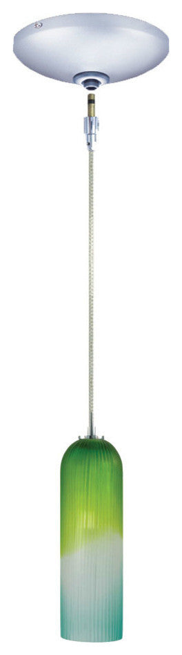 Light Low Voltage Pendant And Canopy Kit, Amber Bronze, Blue Green Gradient Chro