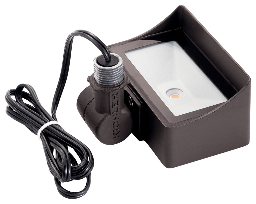 LED Integrated Wash Textured Architectural Bronze Mini VLO Flood 2700K