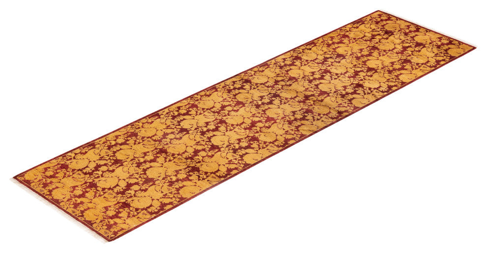 Mogul, One-of-a-Kind Hand-Knotted Area Rug Red, 2' 9" x 10' 0"