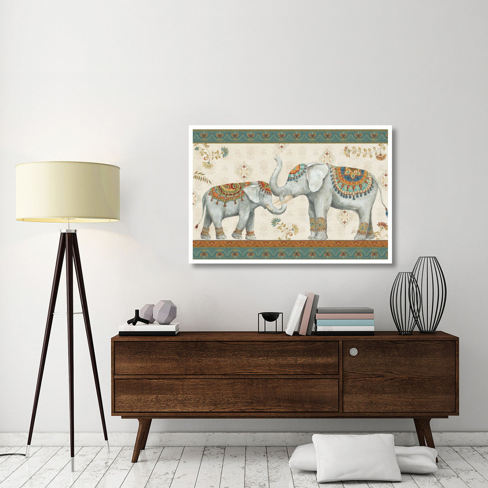 "Elephant Walk I" Digital Paper Print by Daphne Brissonnet, 50"x34"