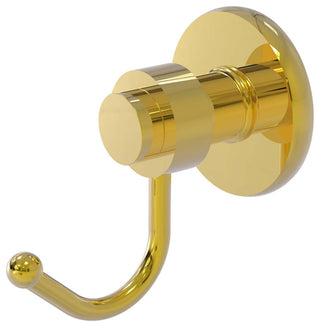 Mercury Robe Hook, Polished Brass
