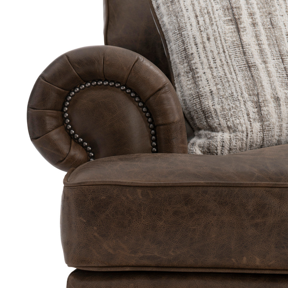 Bernhardt Foster Leather Chair