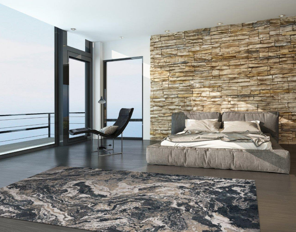 Lara Grey Artisan 5'3" x 7'7" Rug