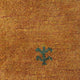 Hand Knotted Loom Silk Mix Area Rug Contemporary Orange, [Rectangle] 6'x9'