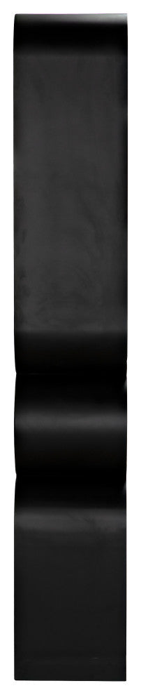 Noir Furniture Atomic Bookcase, Metal
