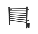 Amba Hardwired Towel Warmer, Jeeves H Straight, Matte Black