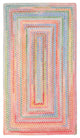 Capel Baby's Breath Pink 0450_510 Braided Rugs - 11' 4" X 14' 4" Concentric Rect