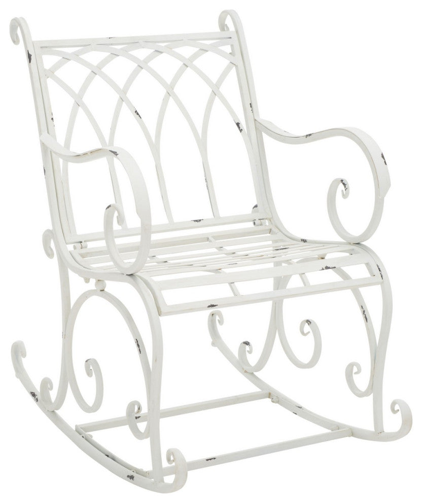 Safavieh Medrano Rocking Chair, Antique White